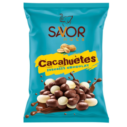Savor Nuts Cacahuètes enrobées chocolat
