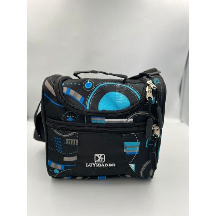 Porte manger noir et bleu